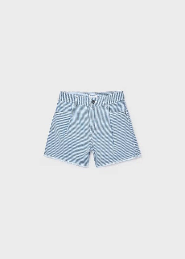 Pantaloncino jeans righe