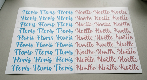 Kant en klare Vinylstickers om zelf te kleven