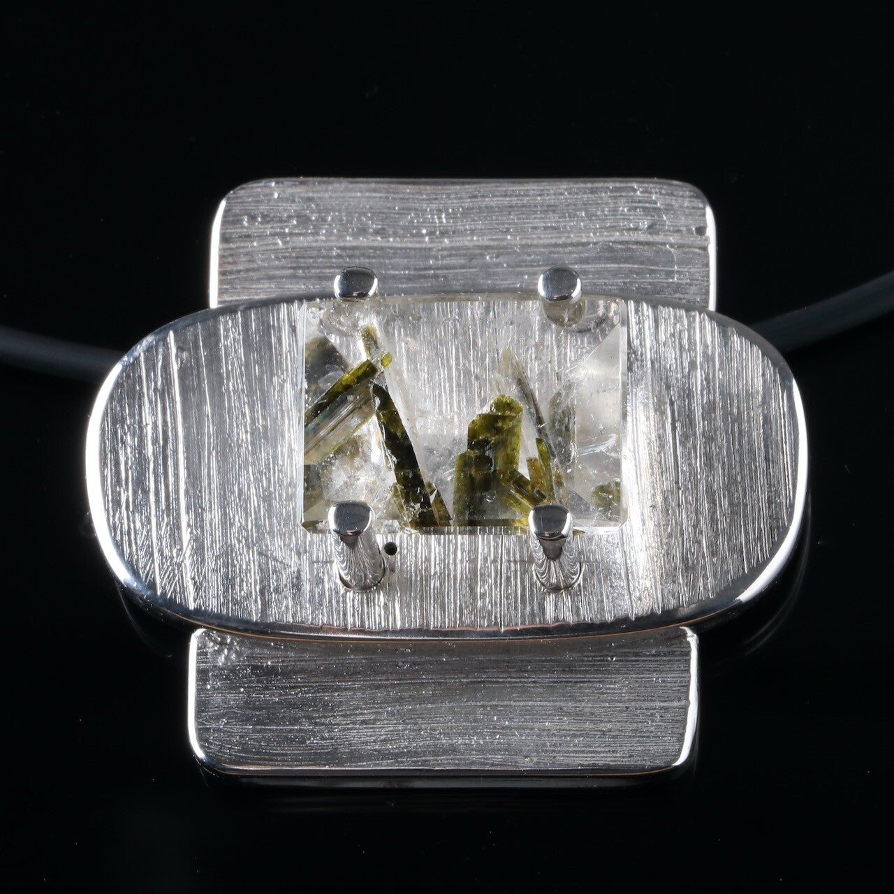 Silver / Quartz / Epidot Cristal 