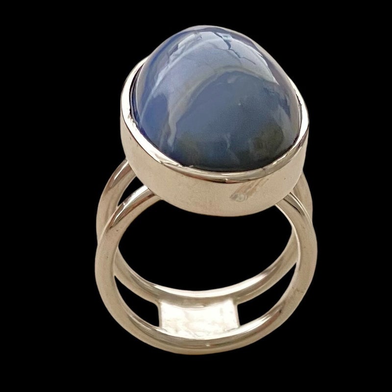 Silver / Agate
