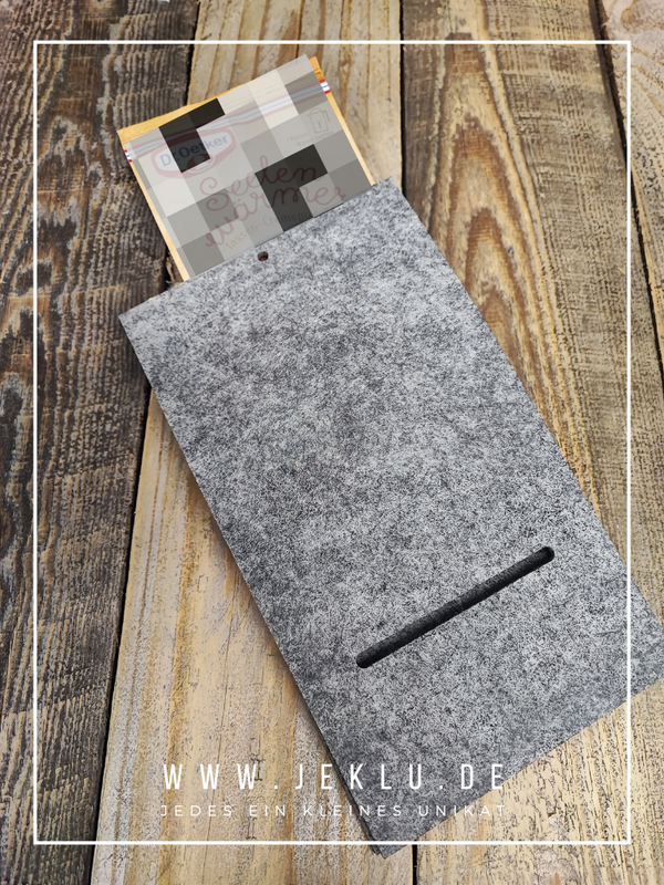 Filzrohling - Hülle - Seelenwärm** Schokoladenverpackung