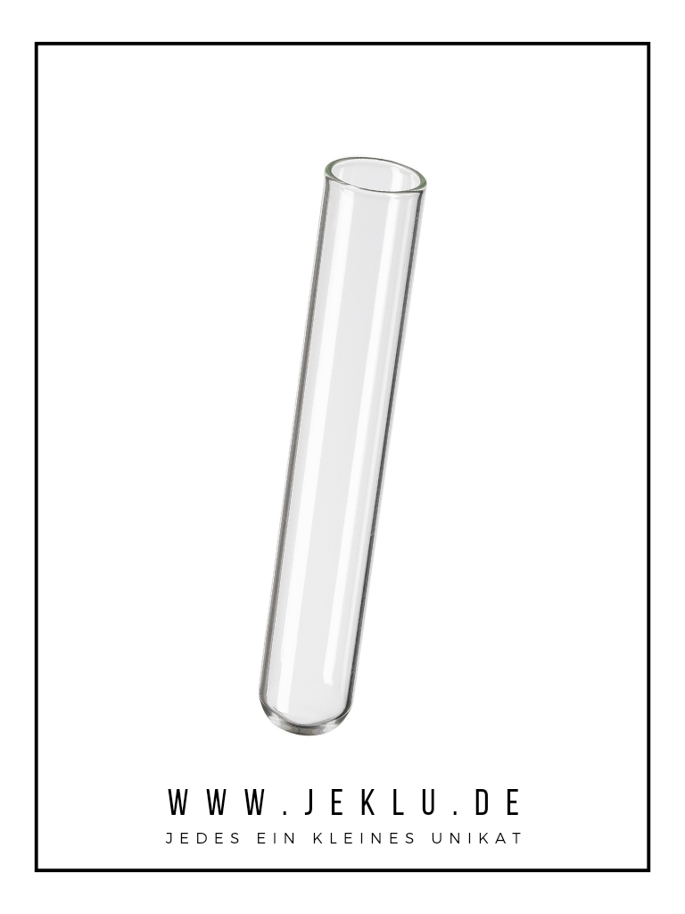 Bastelmaterial - Reagenzglas Ø 12 mm x 75 mm mit Korken