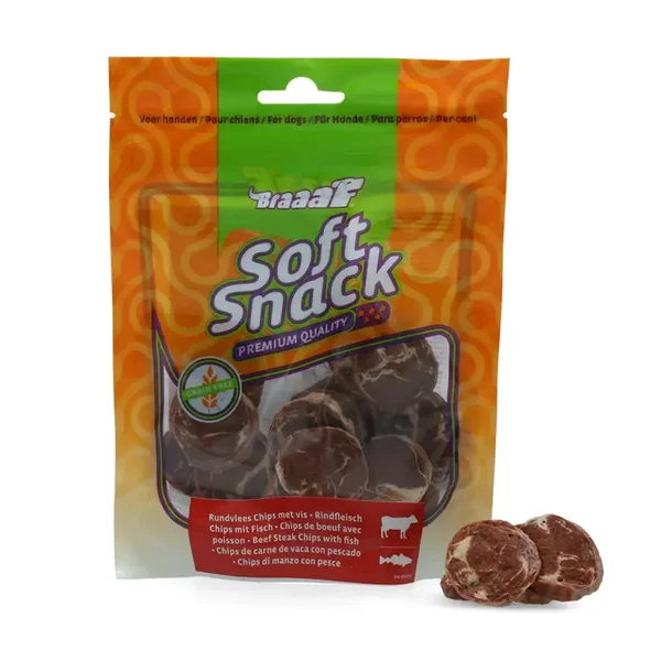 Braaaf Soft Snack Chips - Rund & Vis