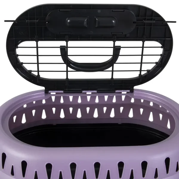 Petmate Top Load Cat Kennel Pearl Bubble Grape