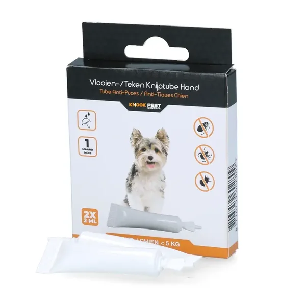 Knock Pest vlooien-tekenpipet Hond <5 kg NL/FR