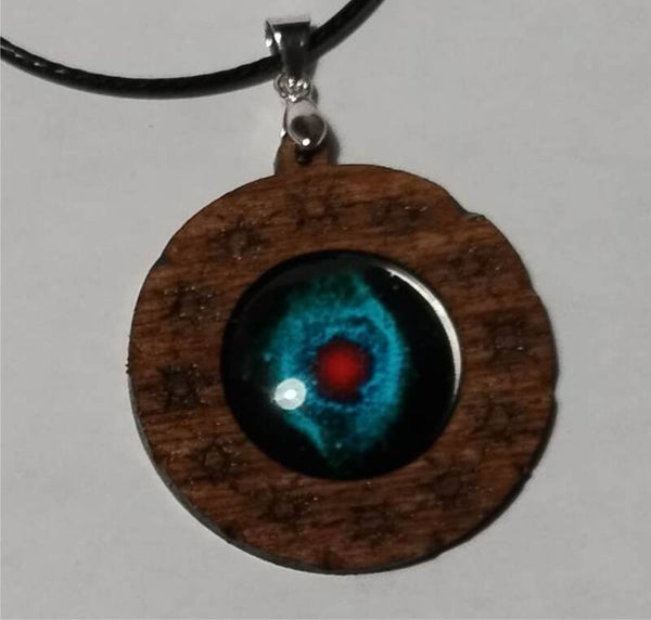 Collier bois et verre