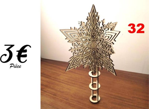 Etoile de Noël double