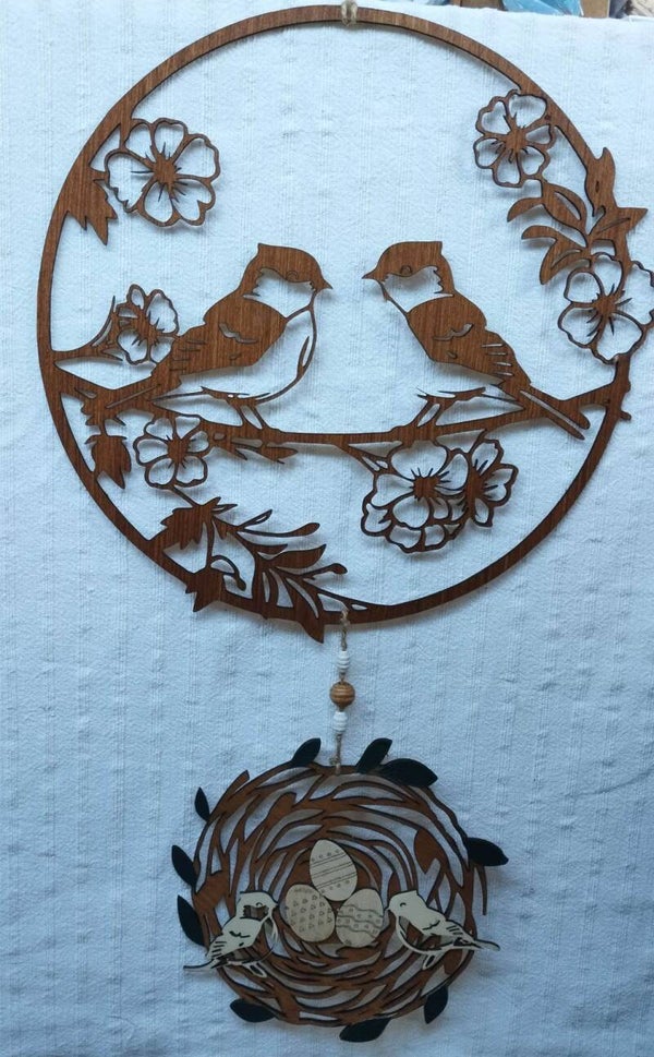 Mandala Oiseaux + nid