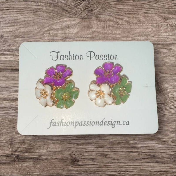 Flower Stud Earrings
