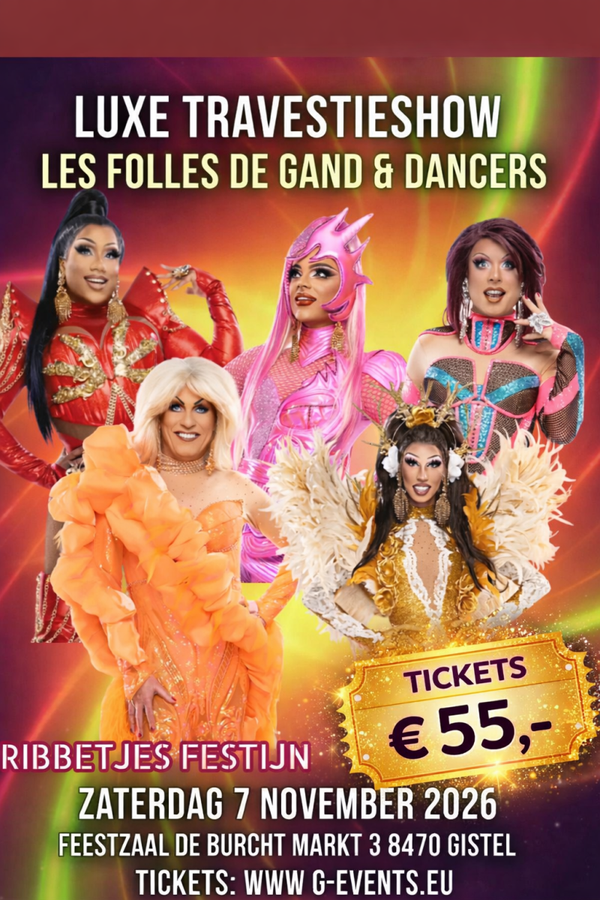 Les Folles de Gand 2026 - 07/11/2026 TICKET SHOW