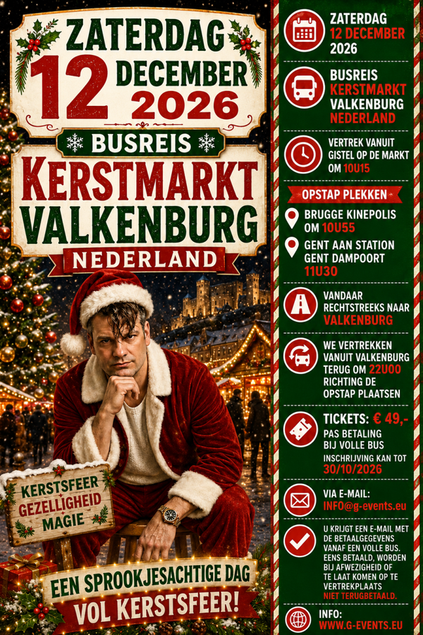 Kerstmarkt Valkenburg Nederland 12/12/2026