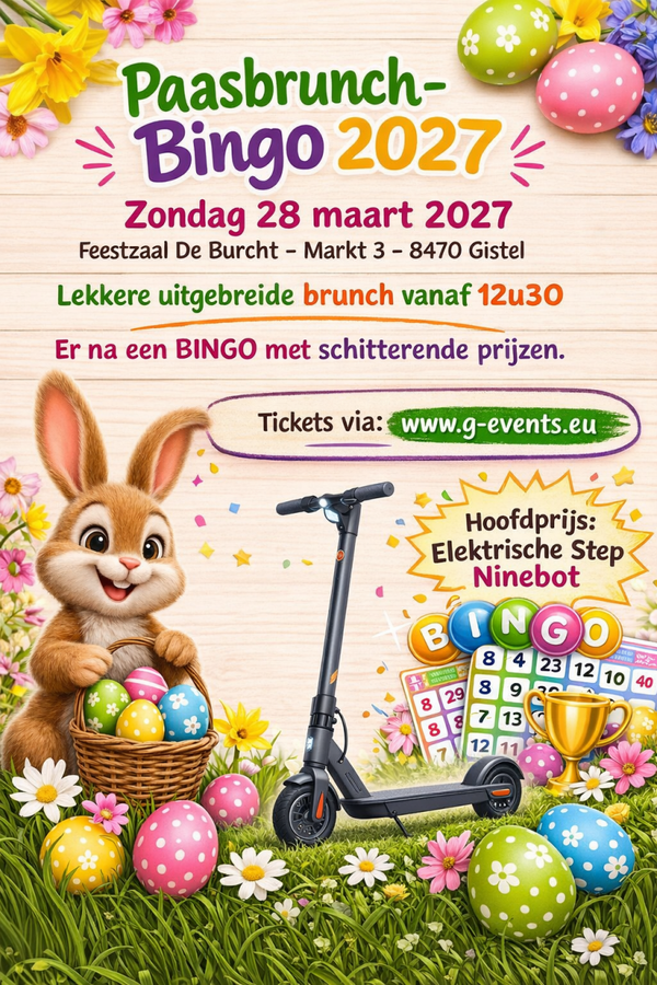 2DE PAASBRUNCH - BINGO 28/03/2027