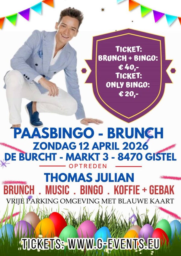 1STE PAASBRUNCH-BINGO ZONDAG 12/4/2026