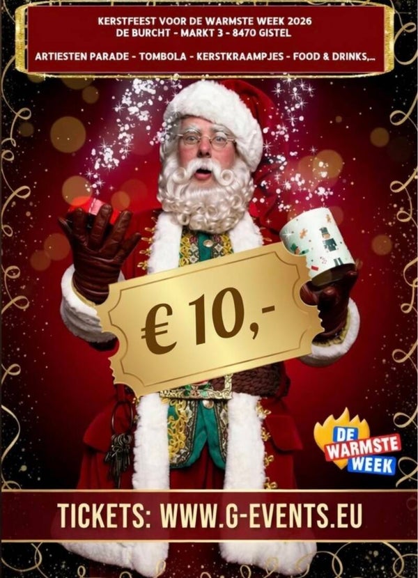 " SHOWDAG TVV WARMSTE WEEK “- ZATERDAG 19 DECEMBER 2026