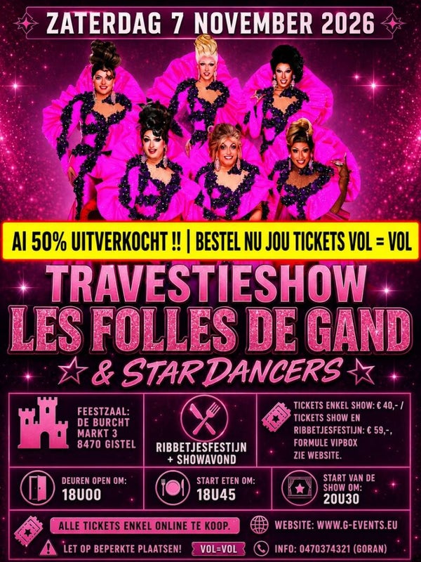 Les Folles de Gand 2026 - 07/11/2026
