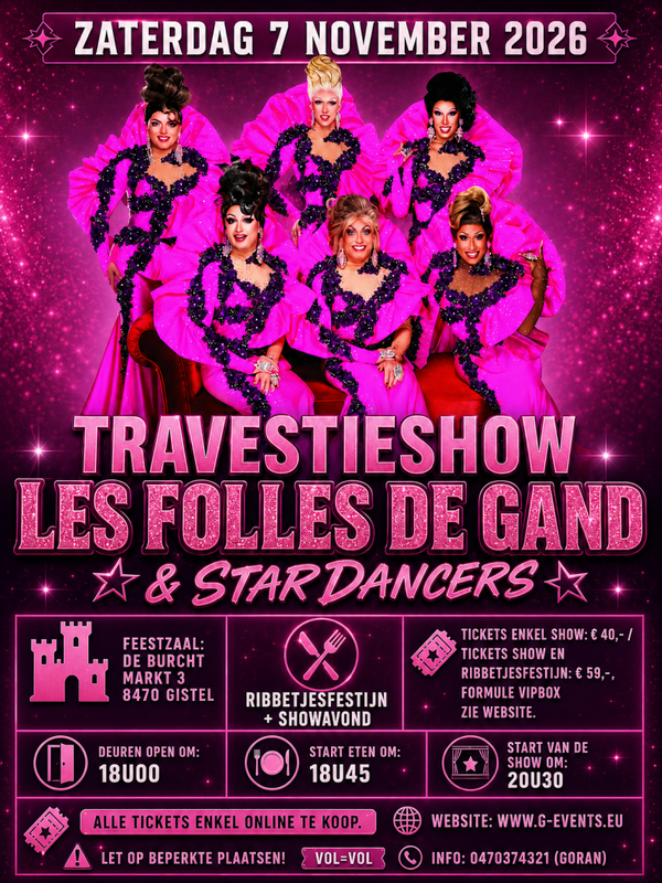 Les Folles de Gand 2026 - 07/11/2026
