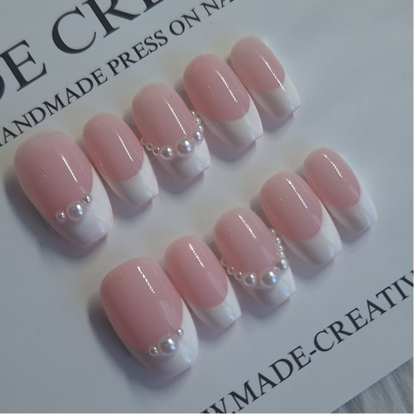 French manicure parels.