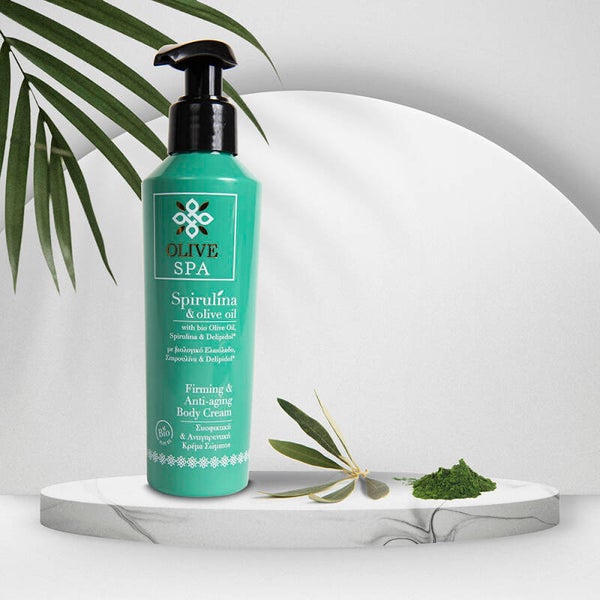 OLIVE SPA Spirulina Anti Ageing Bodycreme - straffende Körperlotion