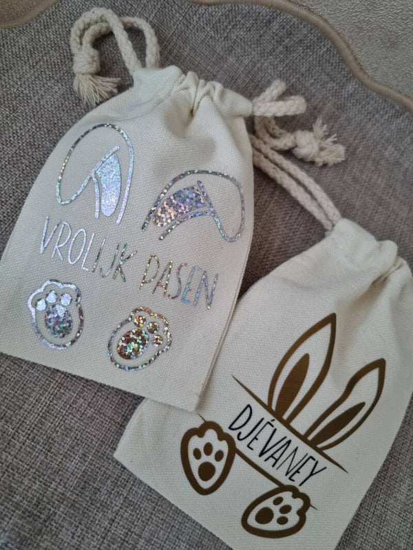 Katoenen zakje Bunny