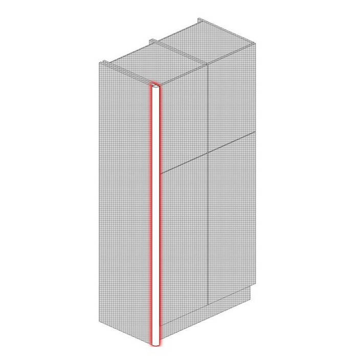 Grantham Curved End Pillar