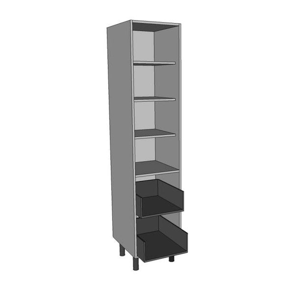 450 Larder unit with 2 Drawers (Med)