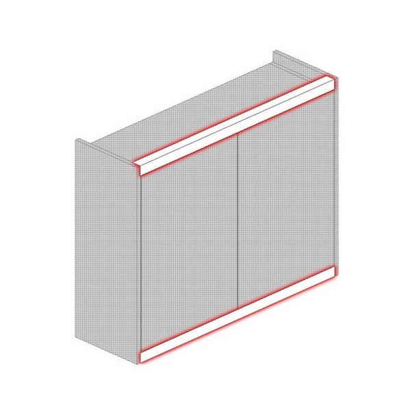 Lucente Straight Cornice/Pelmet