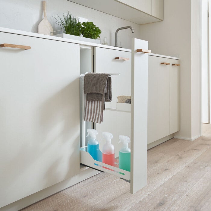 150 Libell Pull Out with Towel rail (White)