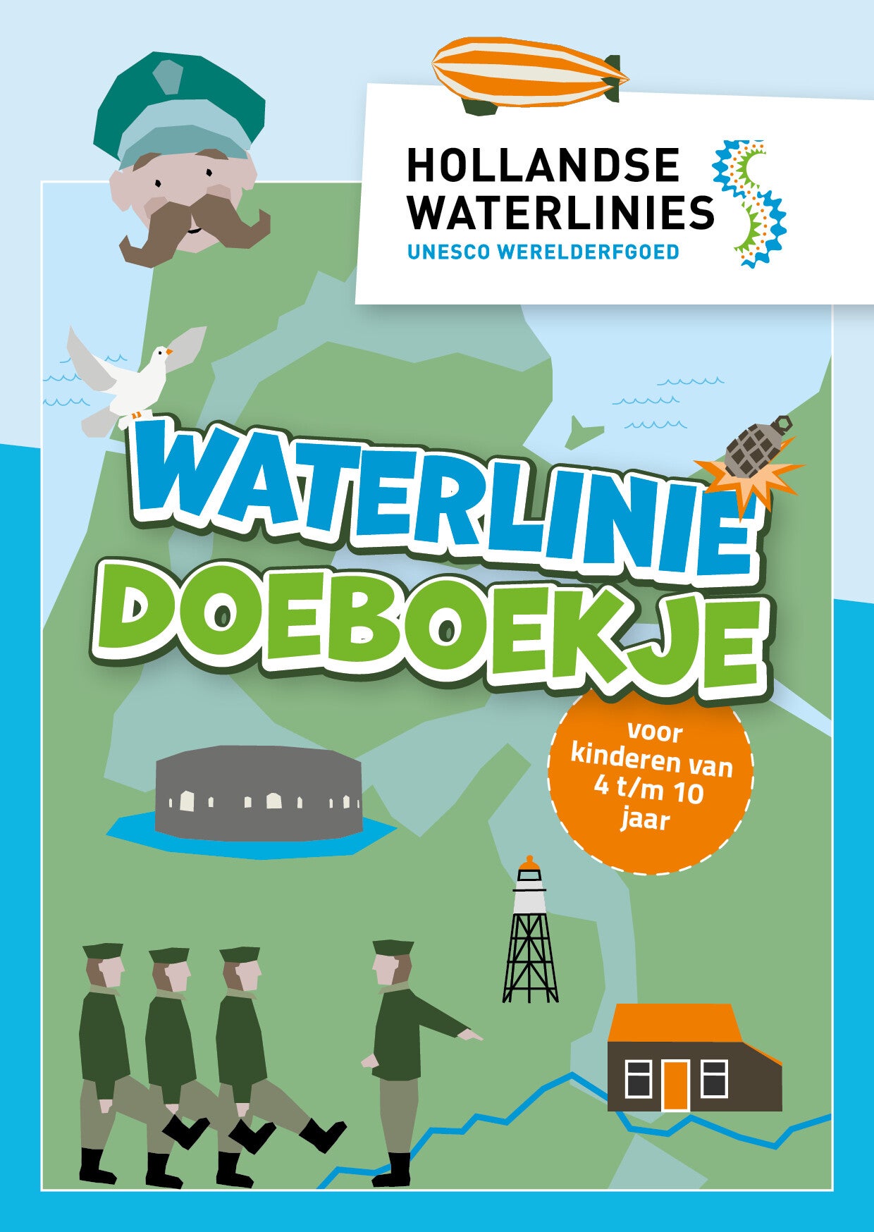 Waterlinie Doeboekje | voor kids van 4 t/m 10 jaar