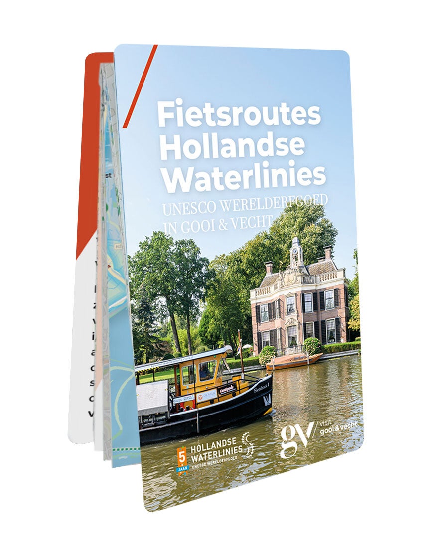 Fietsroutes Hollandse Waterlinies jubileumbrochure