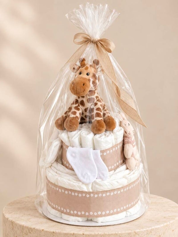 Luiertaart met Giraffe