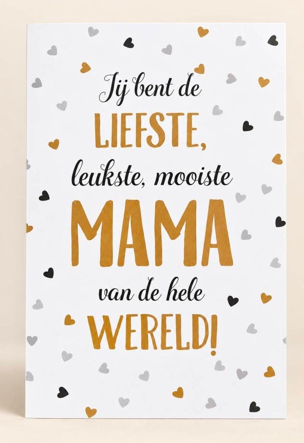 Kaart "Liefste mama"