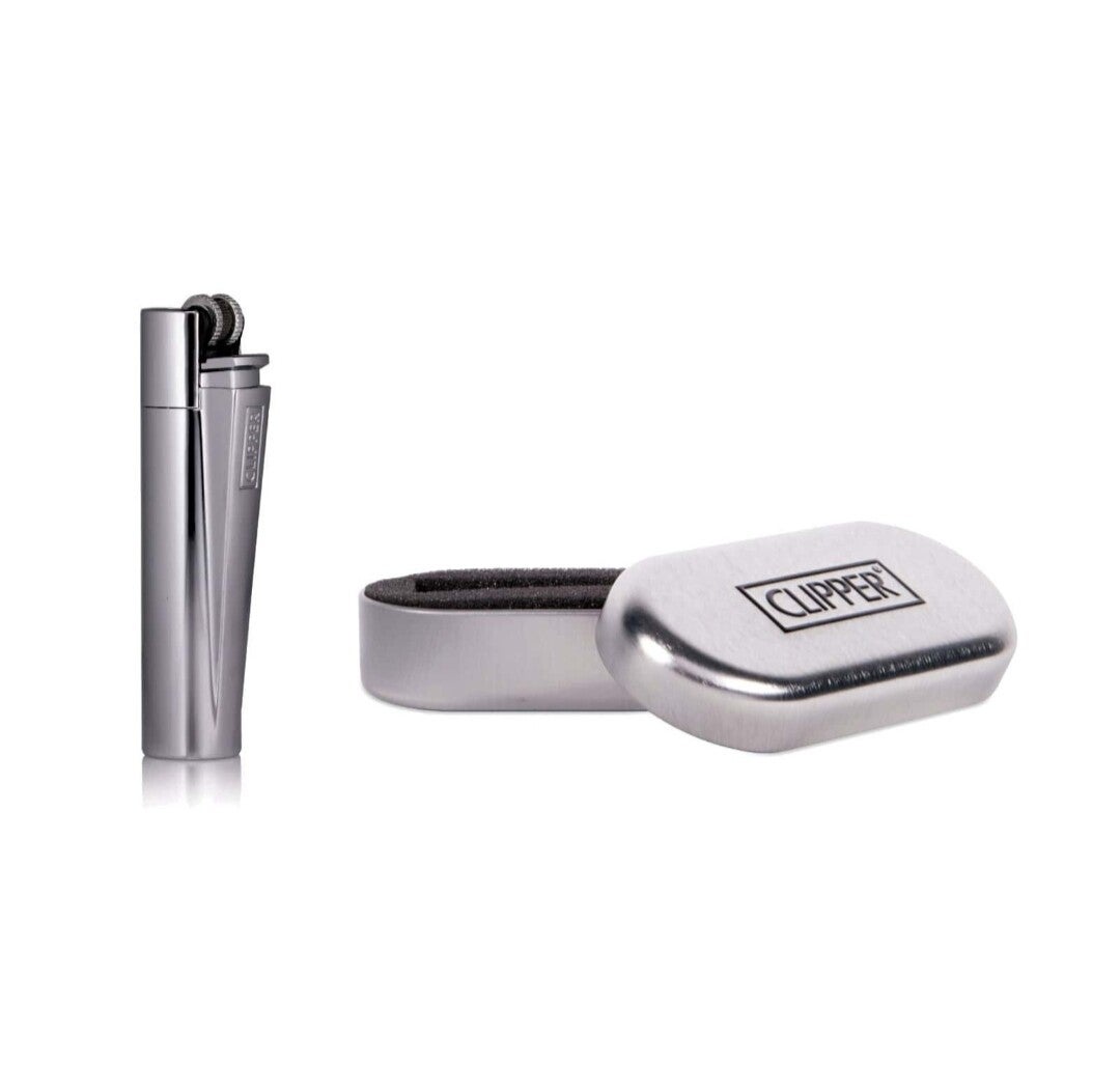 Zilver metal Clipper aansteker