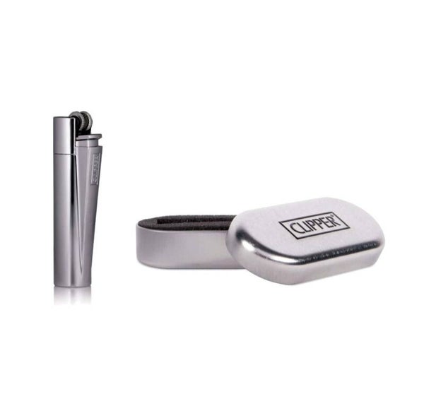 Zilver metal Clipper aansteker