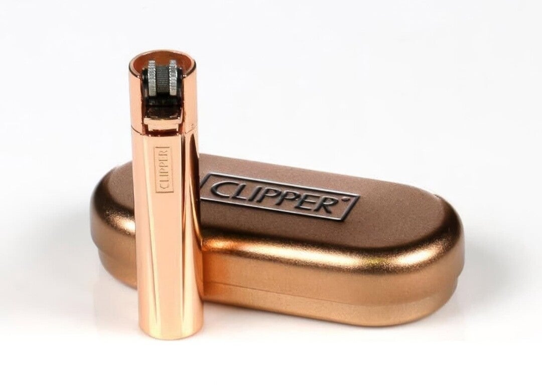 Cooper rosè gold metal Clipper aansteker