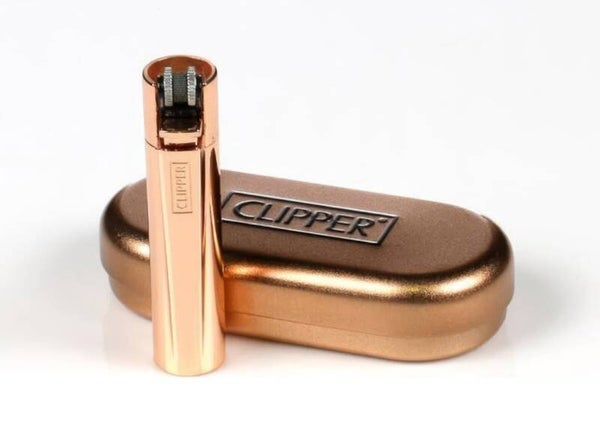 Cooper rosè gold metal Clipper aansteker
