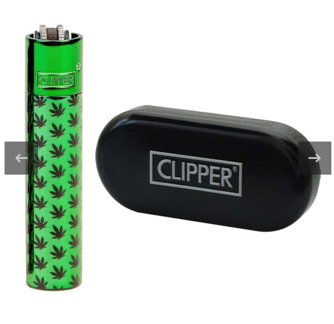 Green weed metal Clipper aansteker