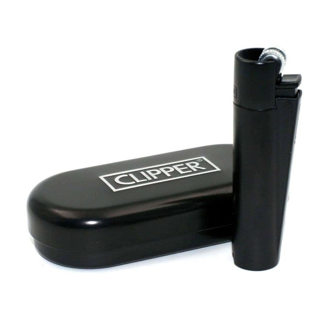 Black metal Clipper aansteker