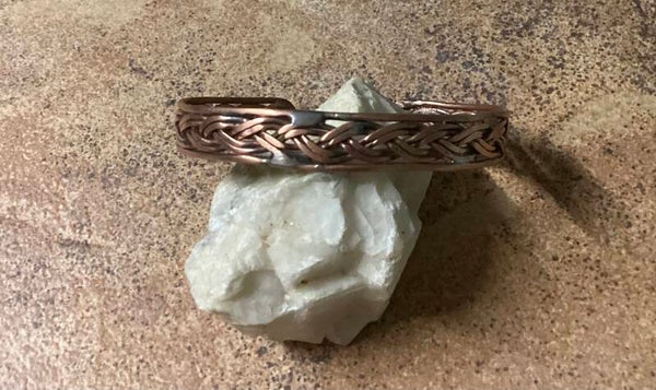 Gevlochten Keltische stijl (koperen armband)