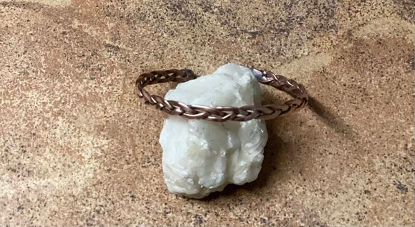 Lady stijl koperen armband