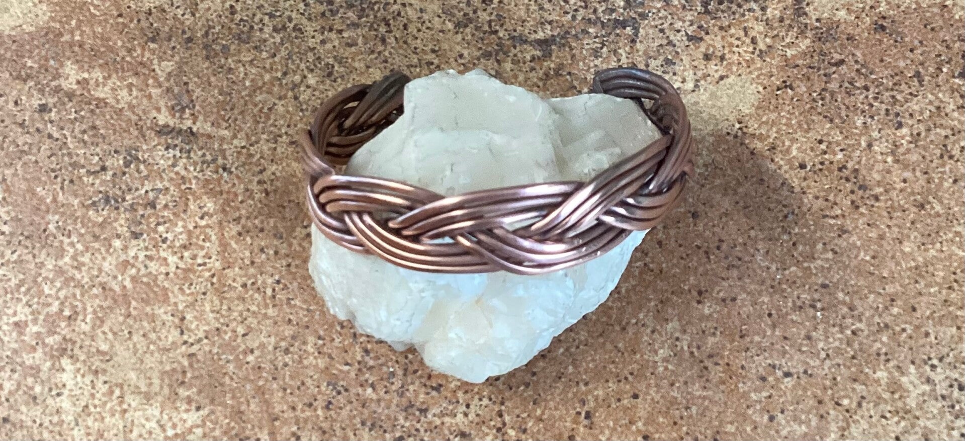Indian special 9 draads koperen armband (vlecht collectie)