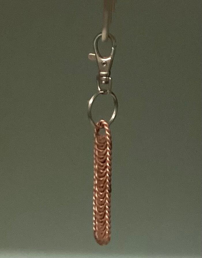 Koperen sleutehanger