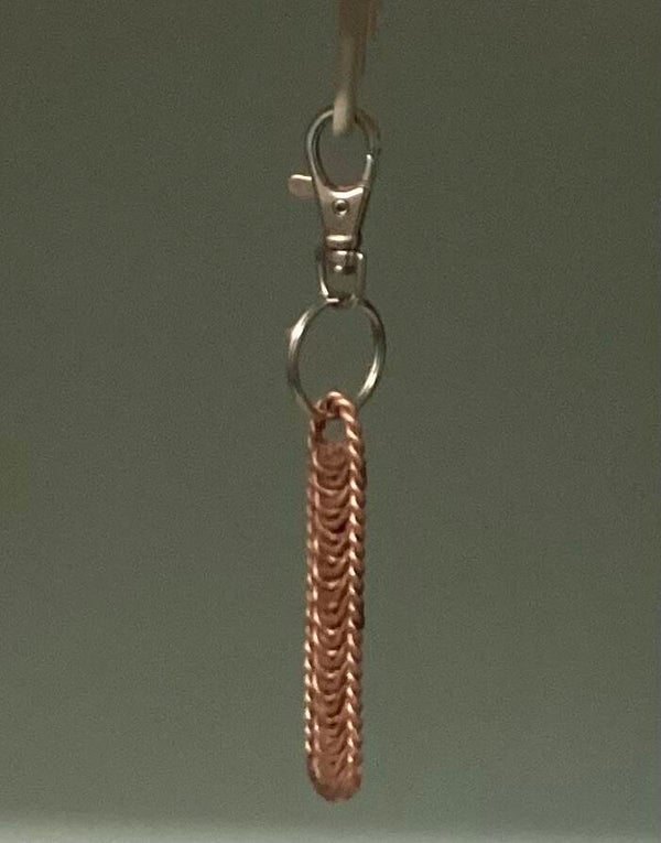 Koperen sleutehanger
