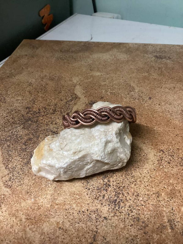 Classic wave - koperen armband