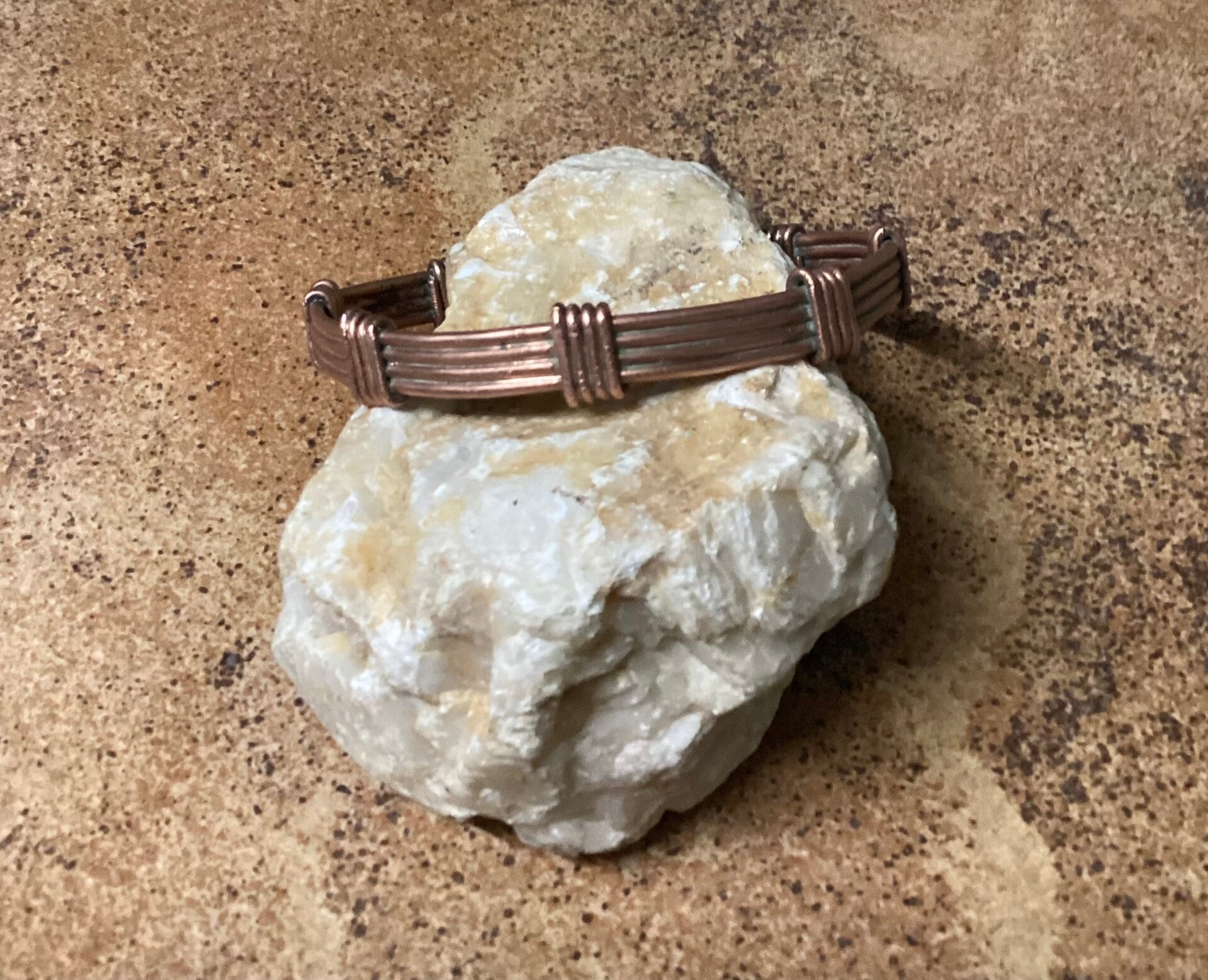 Oldskool koperen armband