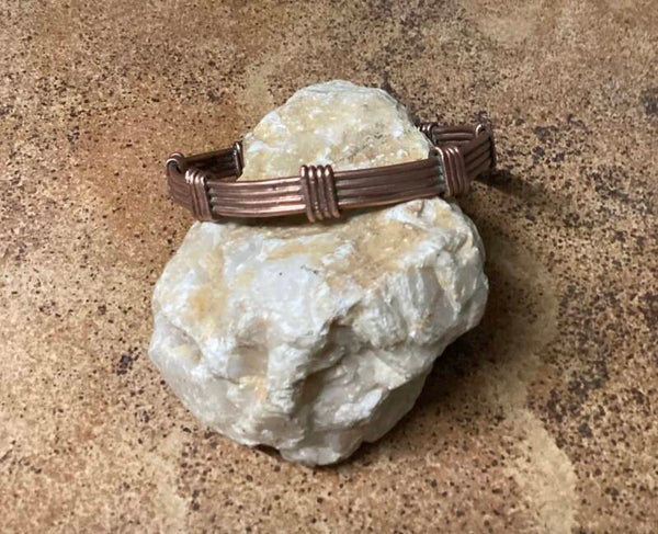 Oldskool koperen armband
