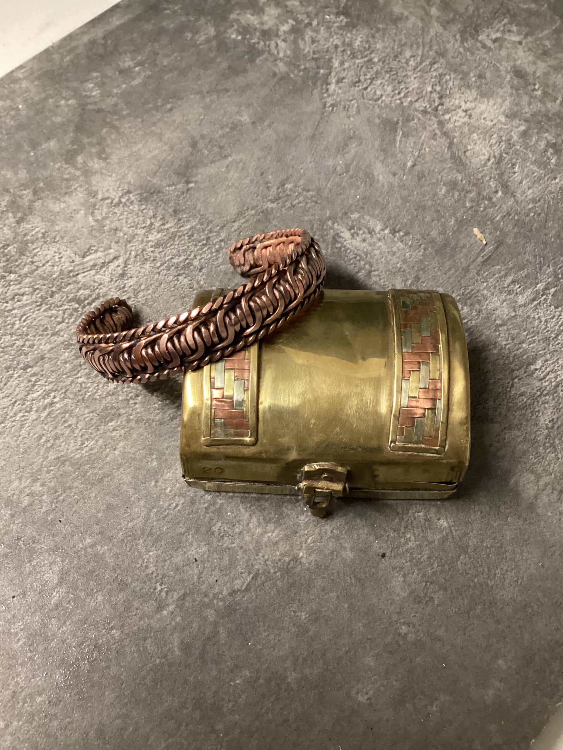 Ragnar style, viking collectie (koperen armband)