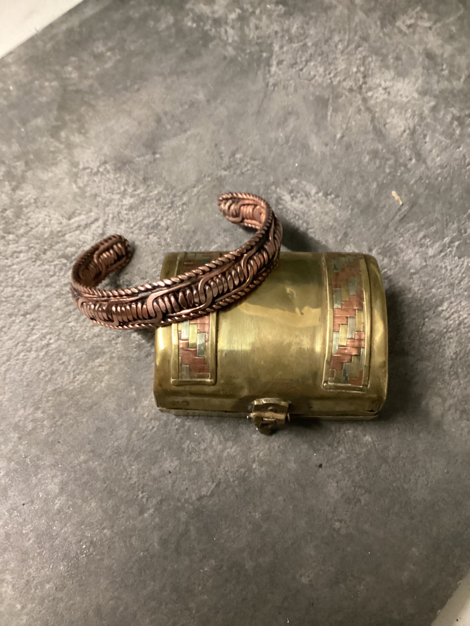 Ragnar style, viking collectie (koperen armband)