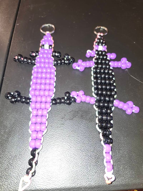 Matching Lizard Keychains