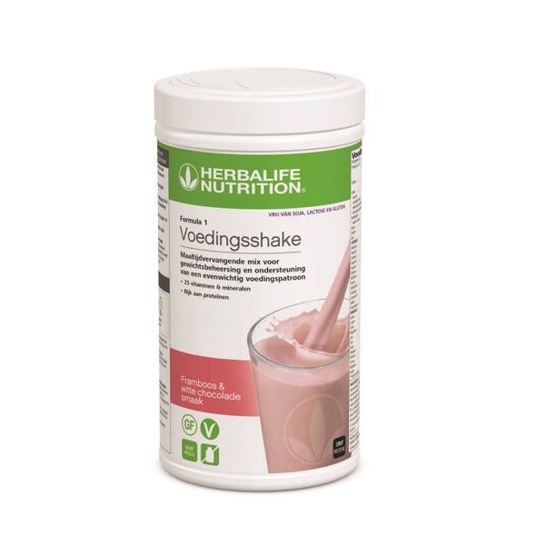 Formula 1 Vrij Van Voedingsshake framboos & witte chocolade 500g