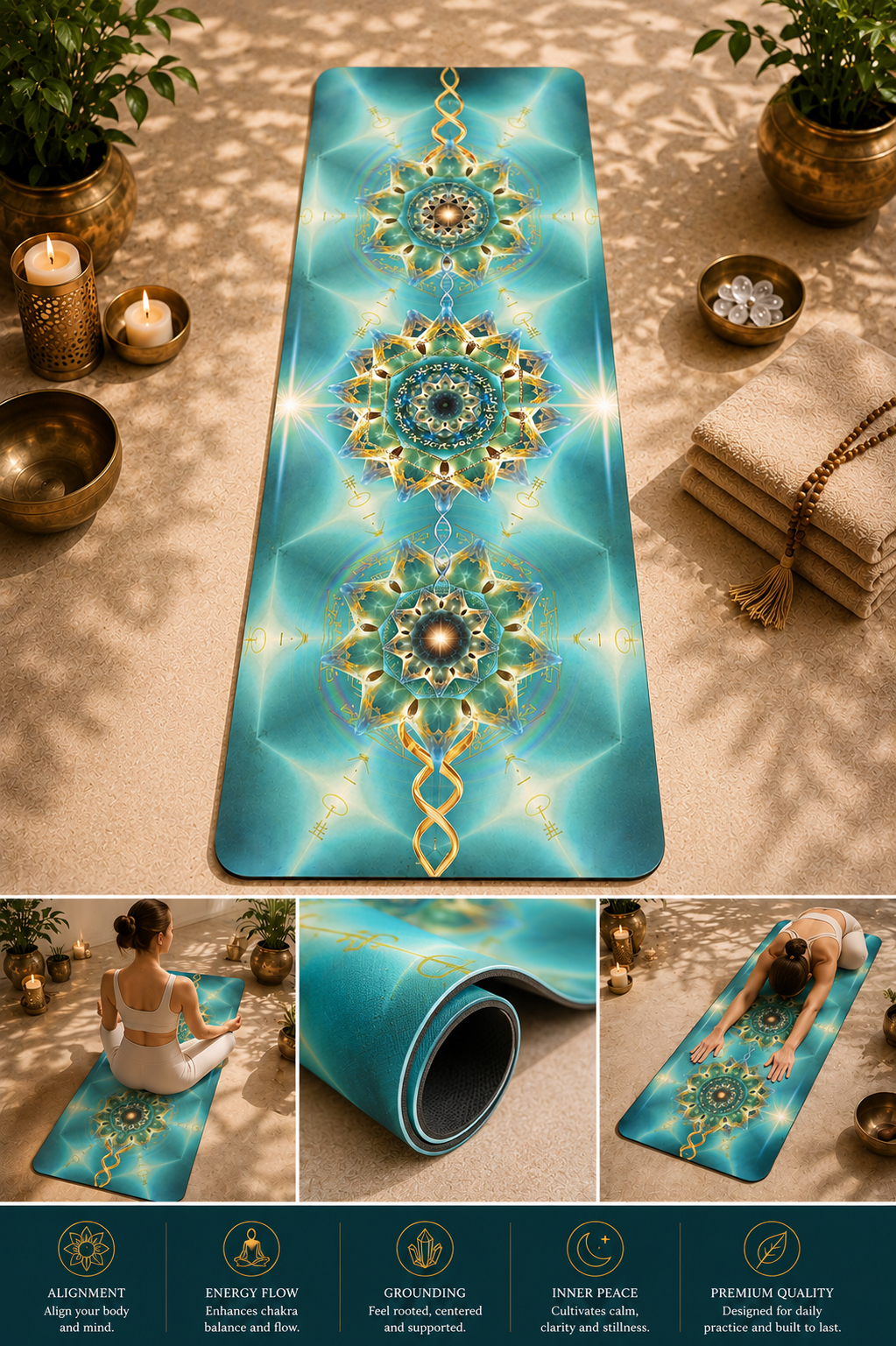 ''Crystal Heart'' StarGate Alignment Mat